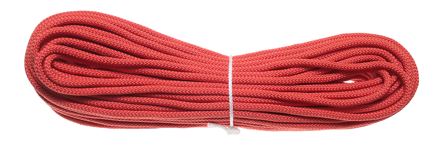 Polyester Flechtleine, Orange, 6mm, 30m LIRRE455