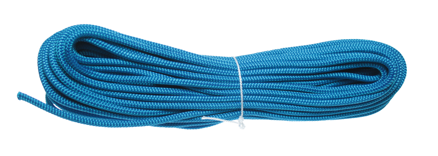 Polyester Flechtleine, Blau, 6mm, 30m LIRRE457