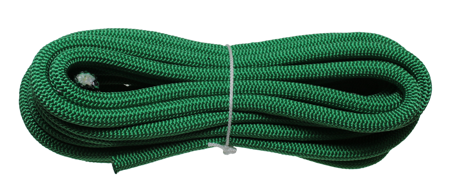 Polyester Flechtleine, Grün, 14mm, 11m LIRRE472